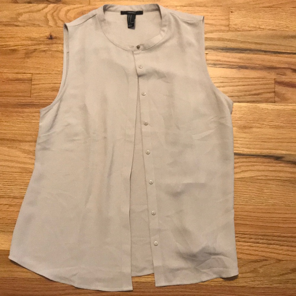 Tan thick strap tank top
